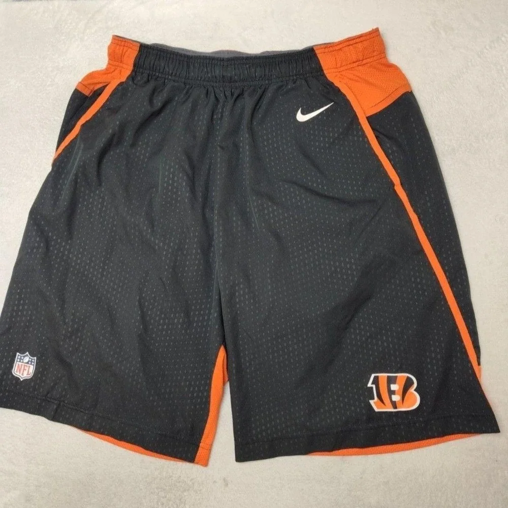 Cincinnati Bengals Nike Shorts Mens XL Black 12
